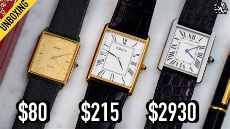 cartier tank dupe casio|cartier tank watch alternative.